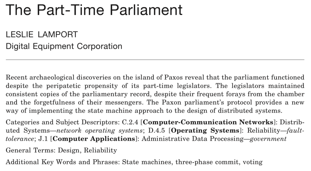 论文链接：https://dl.acm.org/doi/pdf/10.1145/279227.279229