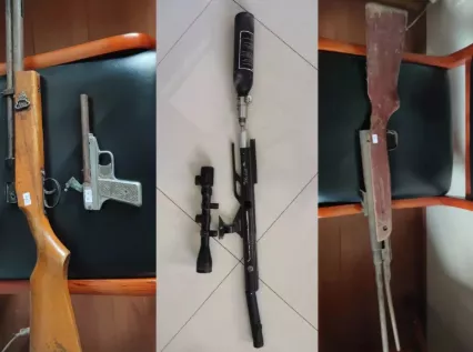 缉枪治爆法治宣传入民心缉枪治爆显成效