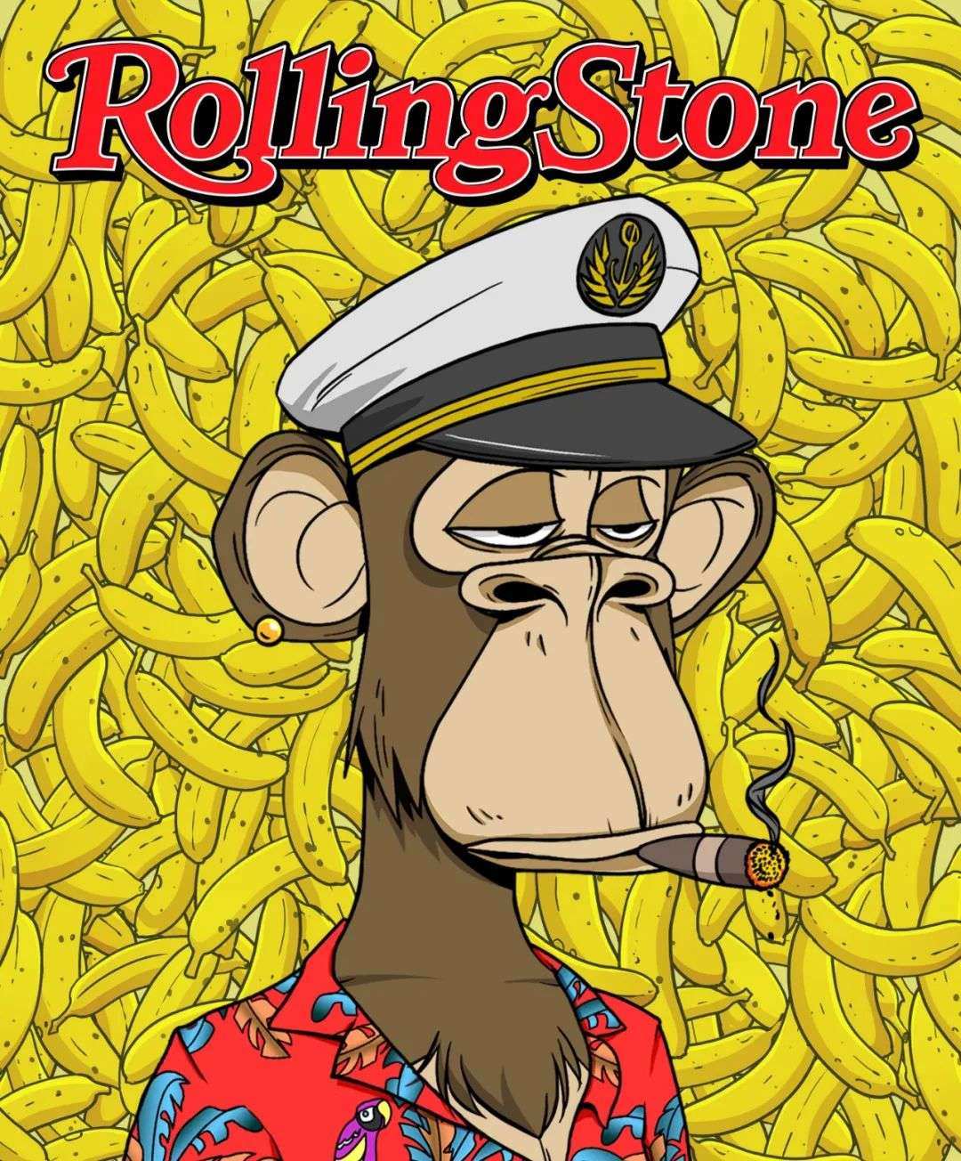 无聊猿登上《滚石》杂志封面。