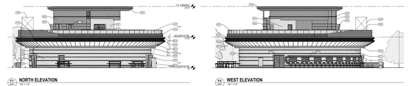 特斯拉餐厅建筑设计图