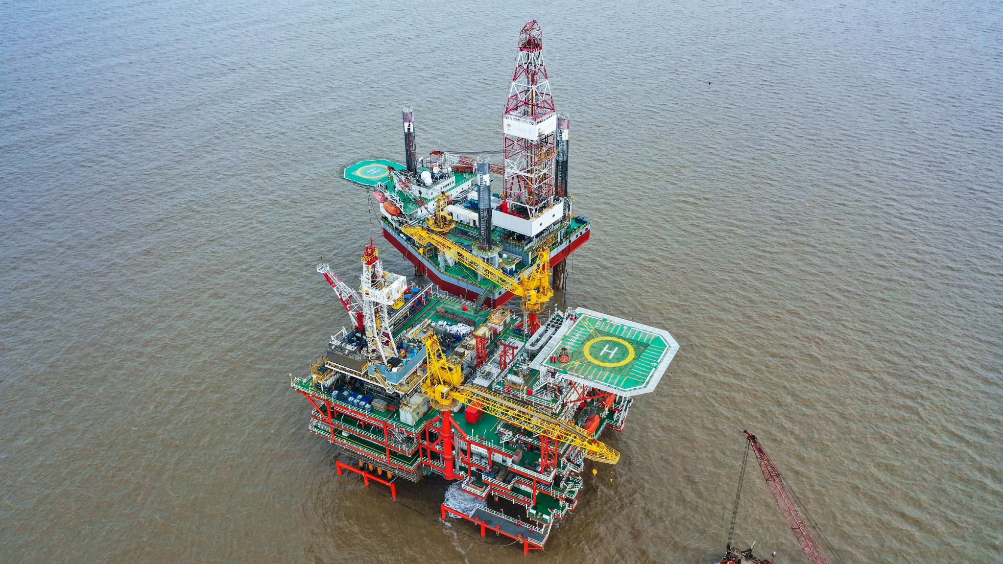 渤海湾新添一座可年产原油20万吨以上海上采油平台