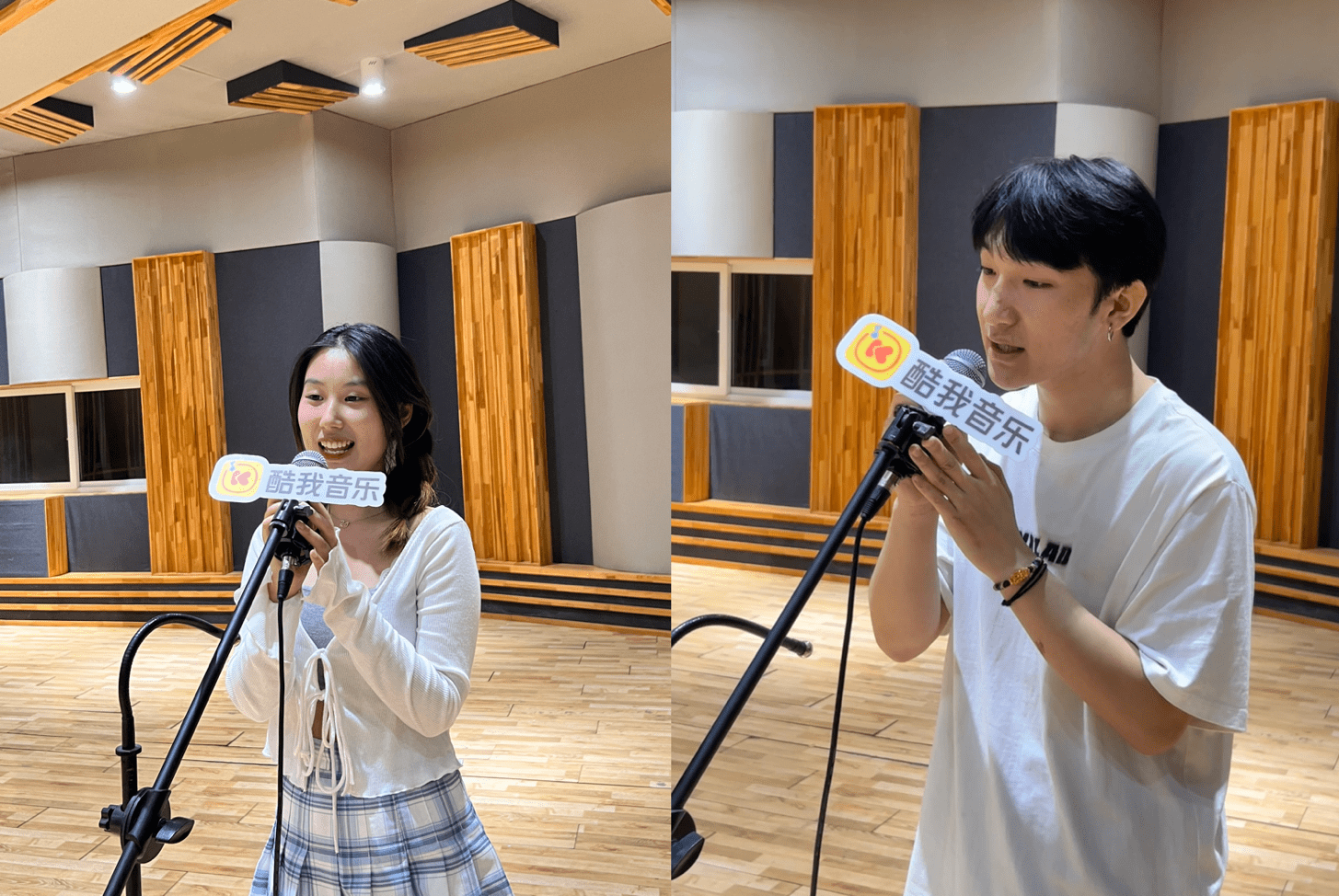 　　(图：同学们在演唱会中演唱歌曲)