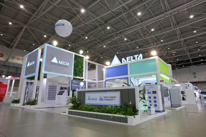 　　台达此次在COMPUTEX打造零碳社区,展示尖端技术。