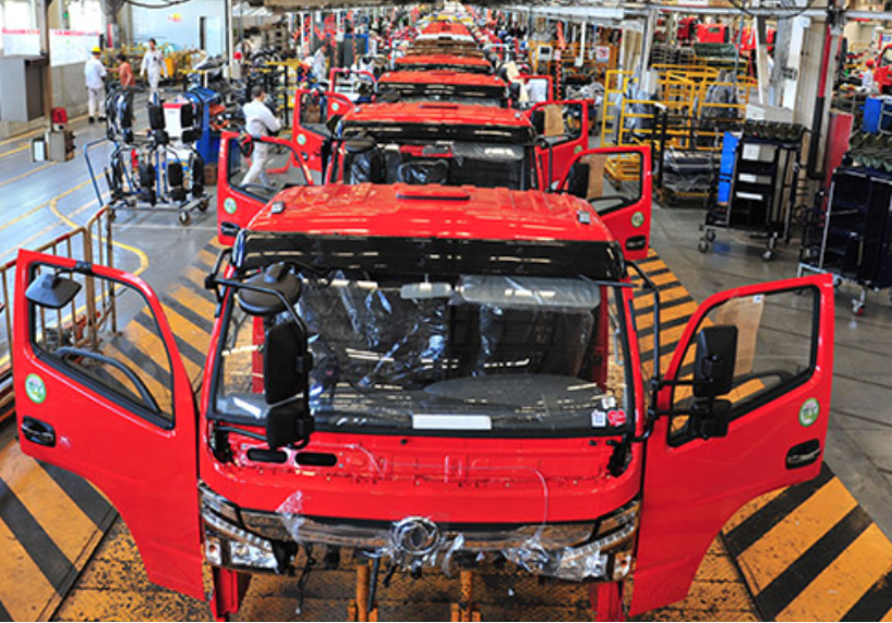 (东风汽车生产车间.图片来自公司官网)