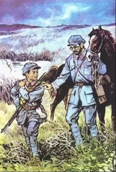 插图《倔强的小红军》(资料图)