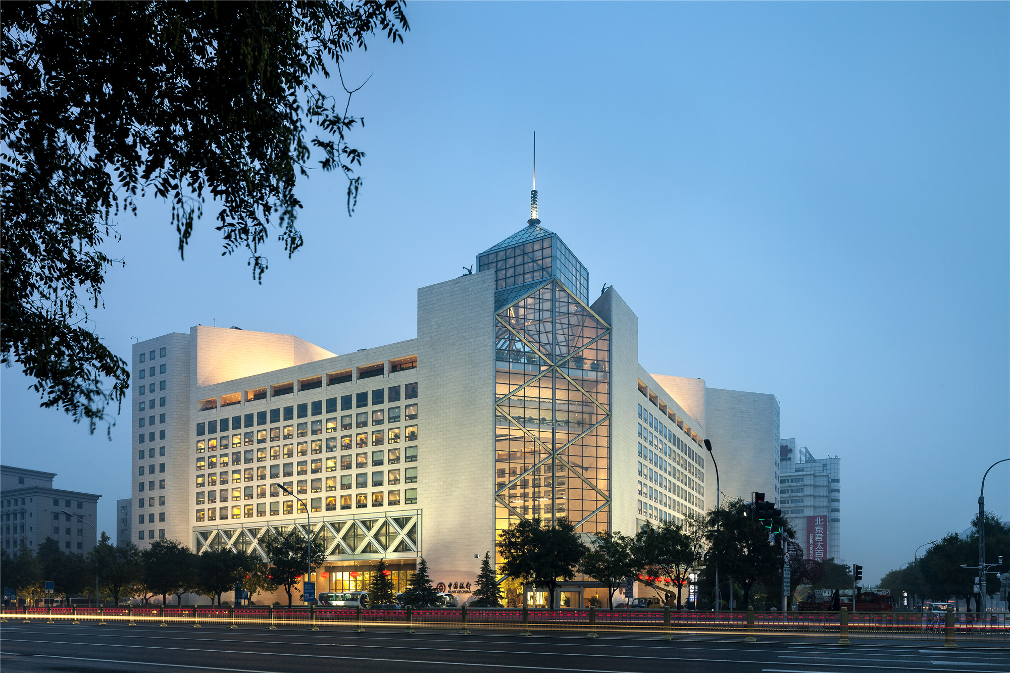 图为中国银行总行外景.(图片来源:中国银行)