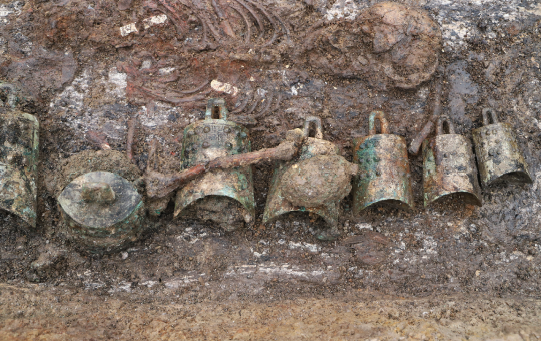 徐阳墓地m15大型墓葬出土的铜编钟