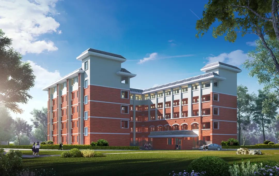 市第一中学改扩建初中部效果图.