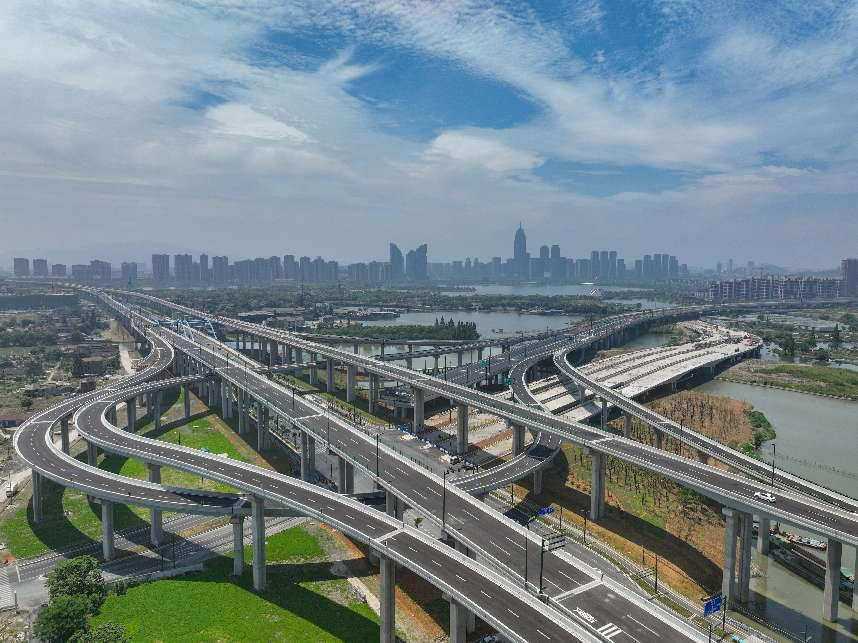 浙江绍兴两条快速路正式通车 加快构建城市快速路网体系