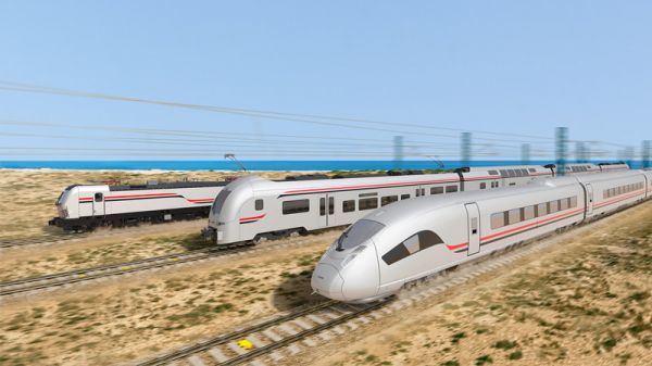 埃及高铁列车模拟图（德国西门子公司网站）