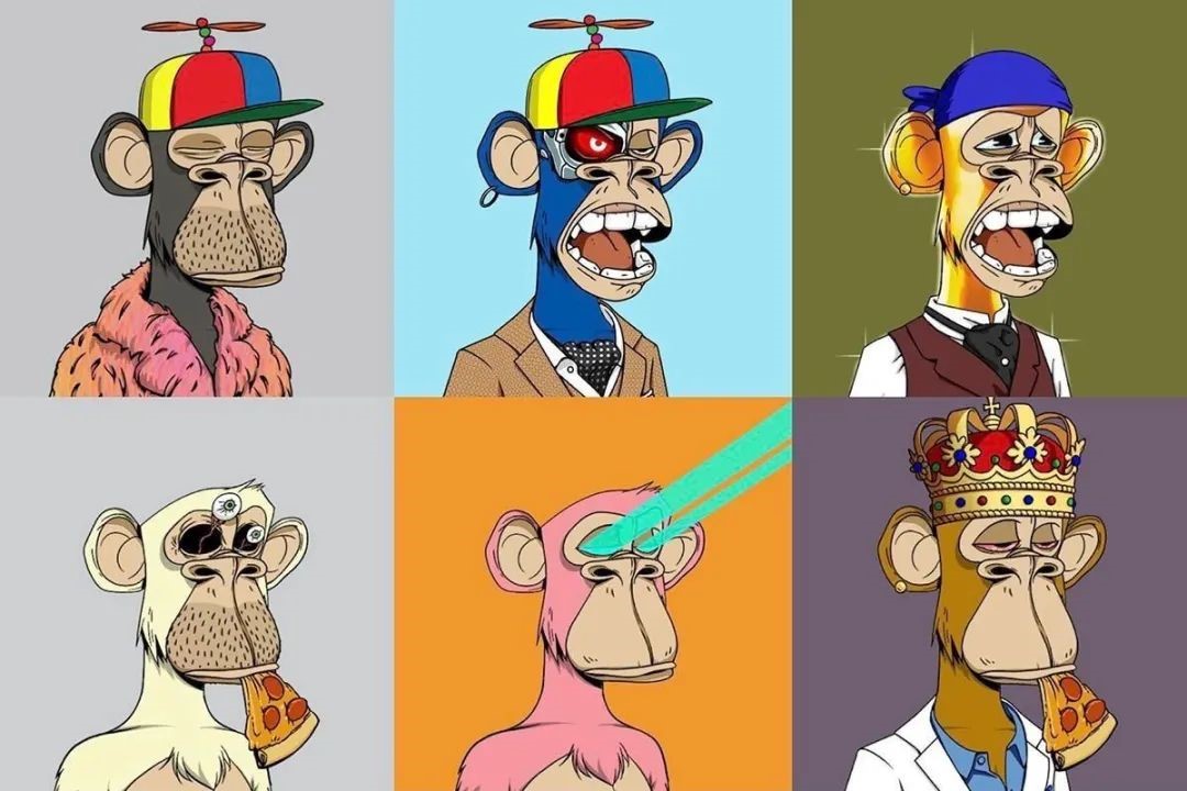 　　部分无聊猿BAYC形象| 来源：Yuga Labs