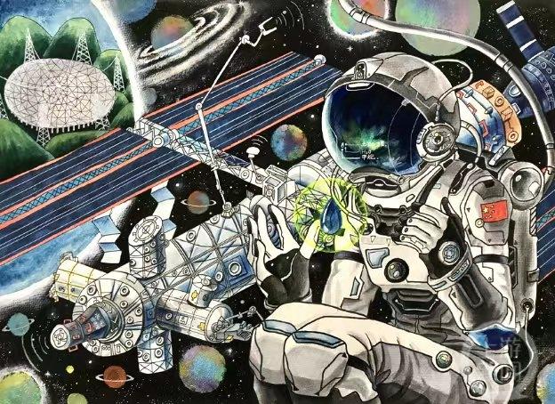 中国科技馆儿童节恢复开馆,146幅科幻绘画作品展正式上线