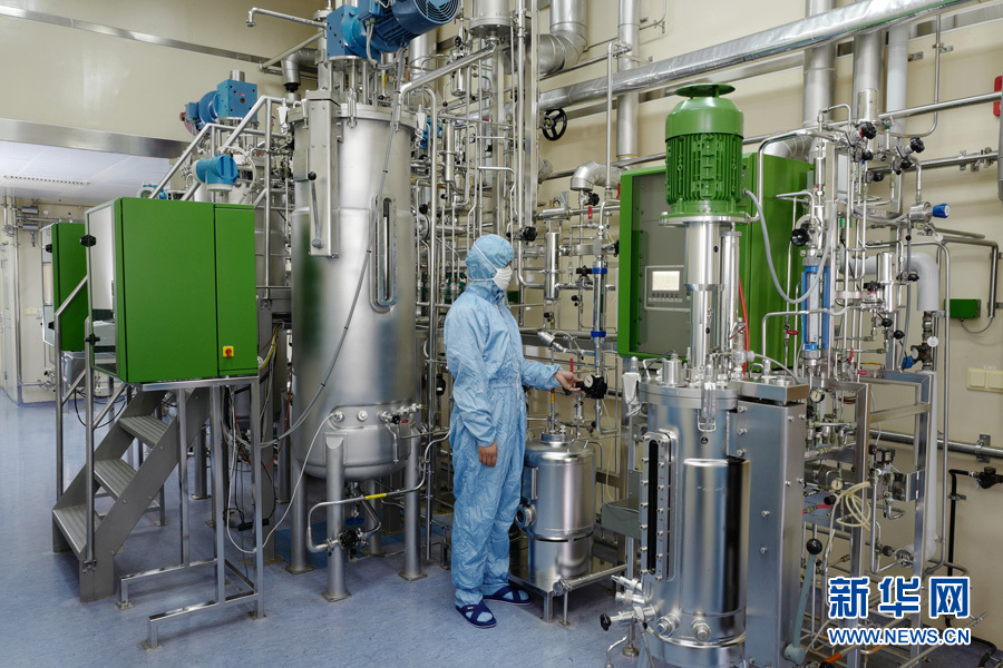 华北制药生物医药生产线.周克禹摄