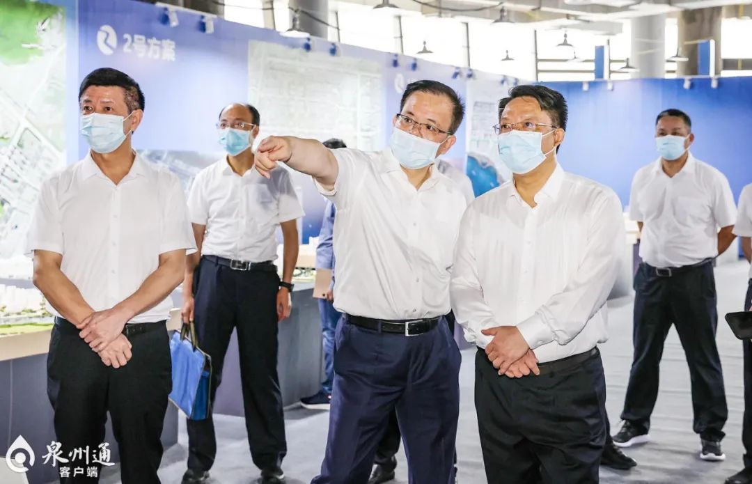 省委常委,市委书记刘建洋和市长蔡战胜调研东海城东片区指挥部运作