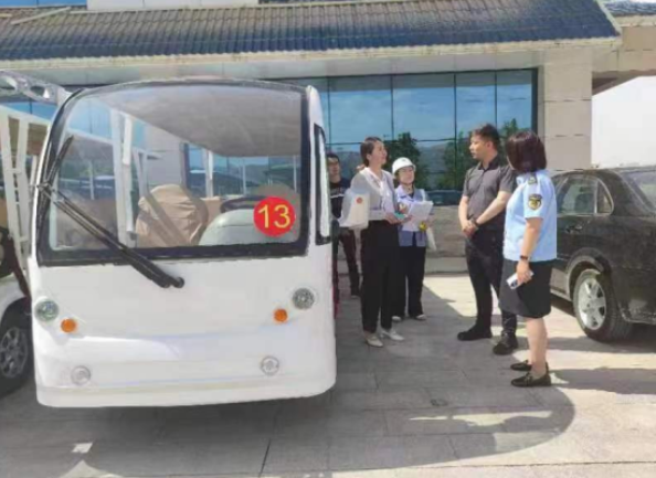 甘肃省白银市市场监管局开展非公路用旅游观光车安全专项检查