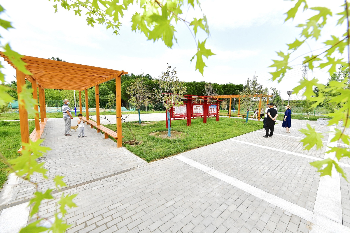 小微公园点"靓"村庄