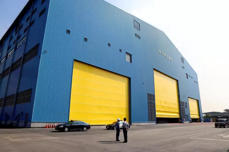 高雄负责潜艇建造的造船厂 图源:台媒