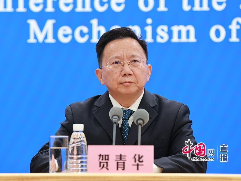 ▲国家卫生健康委疾控局一级巡视员 贺青华