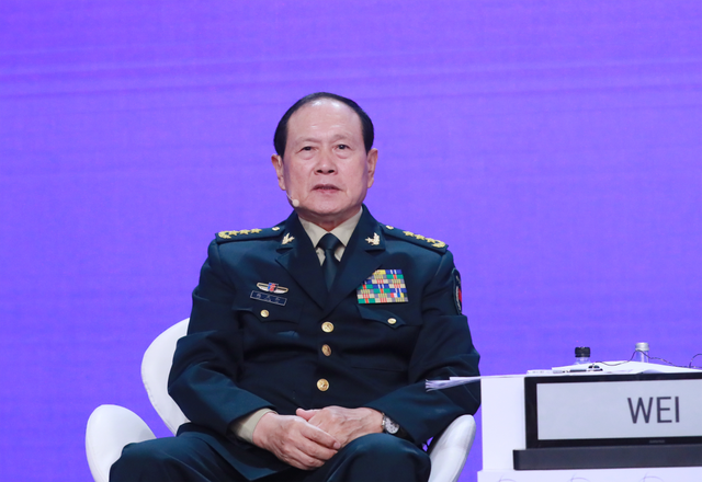 6月12日,国务委员兼国防部长魏凤和在第19届香格里拉对话会上就中国
