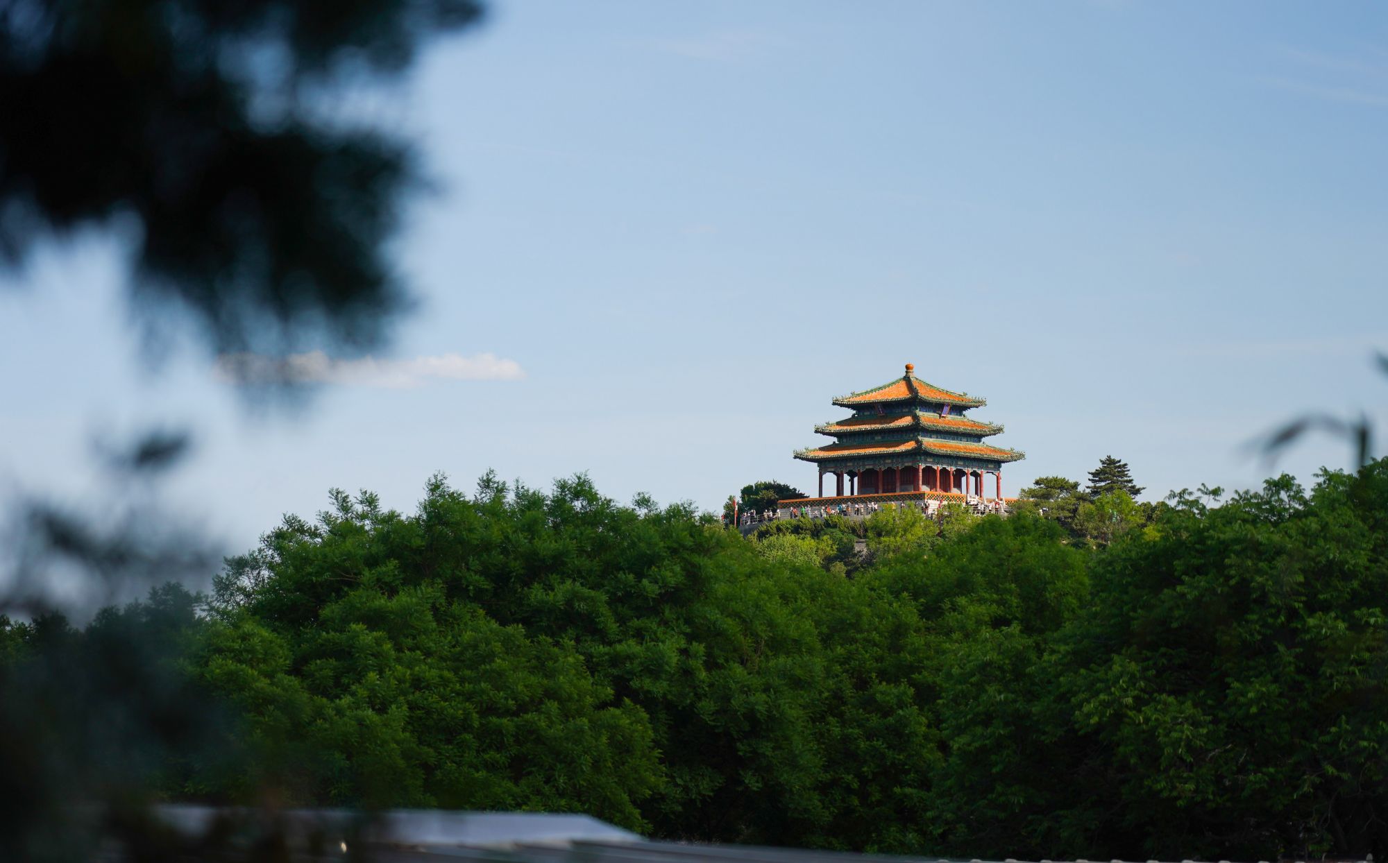 景山万春亭(5月14日摄).新华社记者 陈钟昊 摄