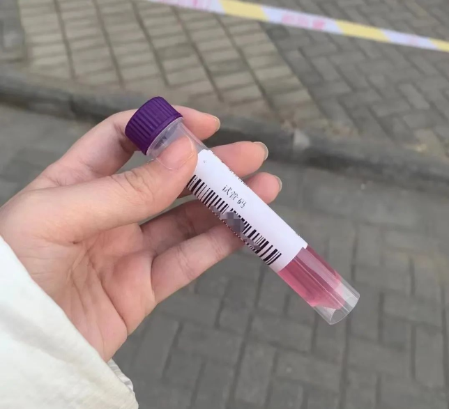 核酸检测试管 受访者供图