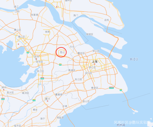 昆山地理位置
