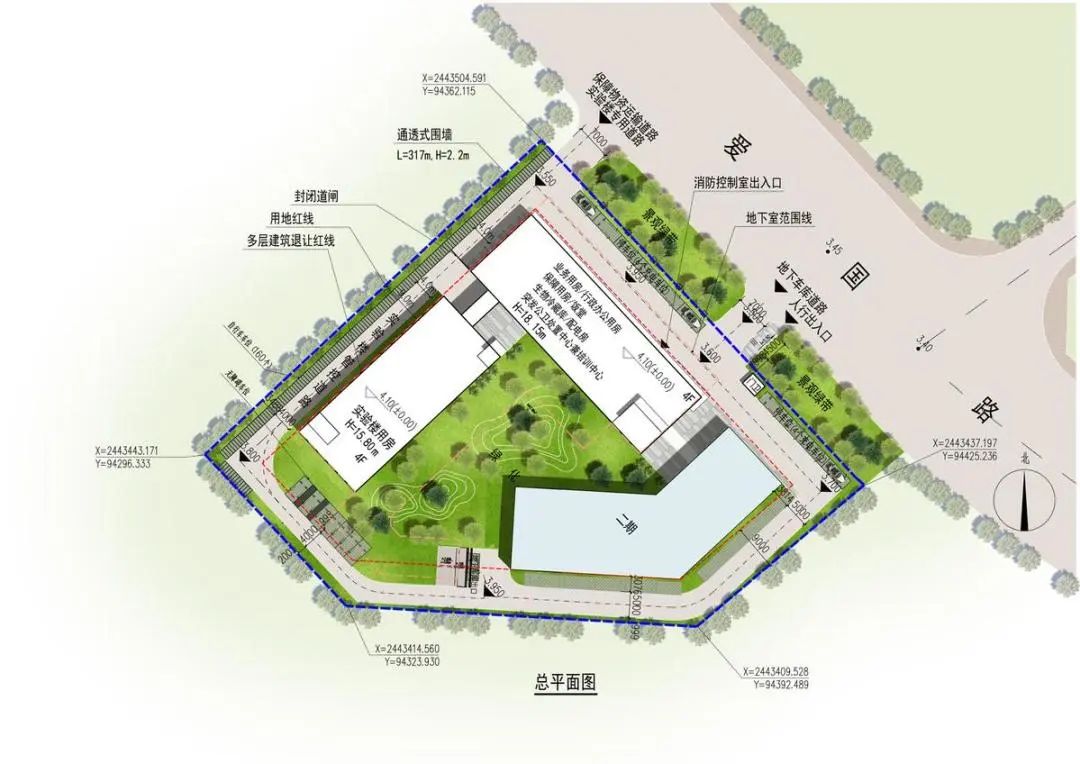 金湾区疾病预防控制中心总平面图