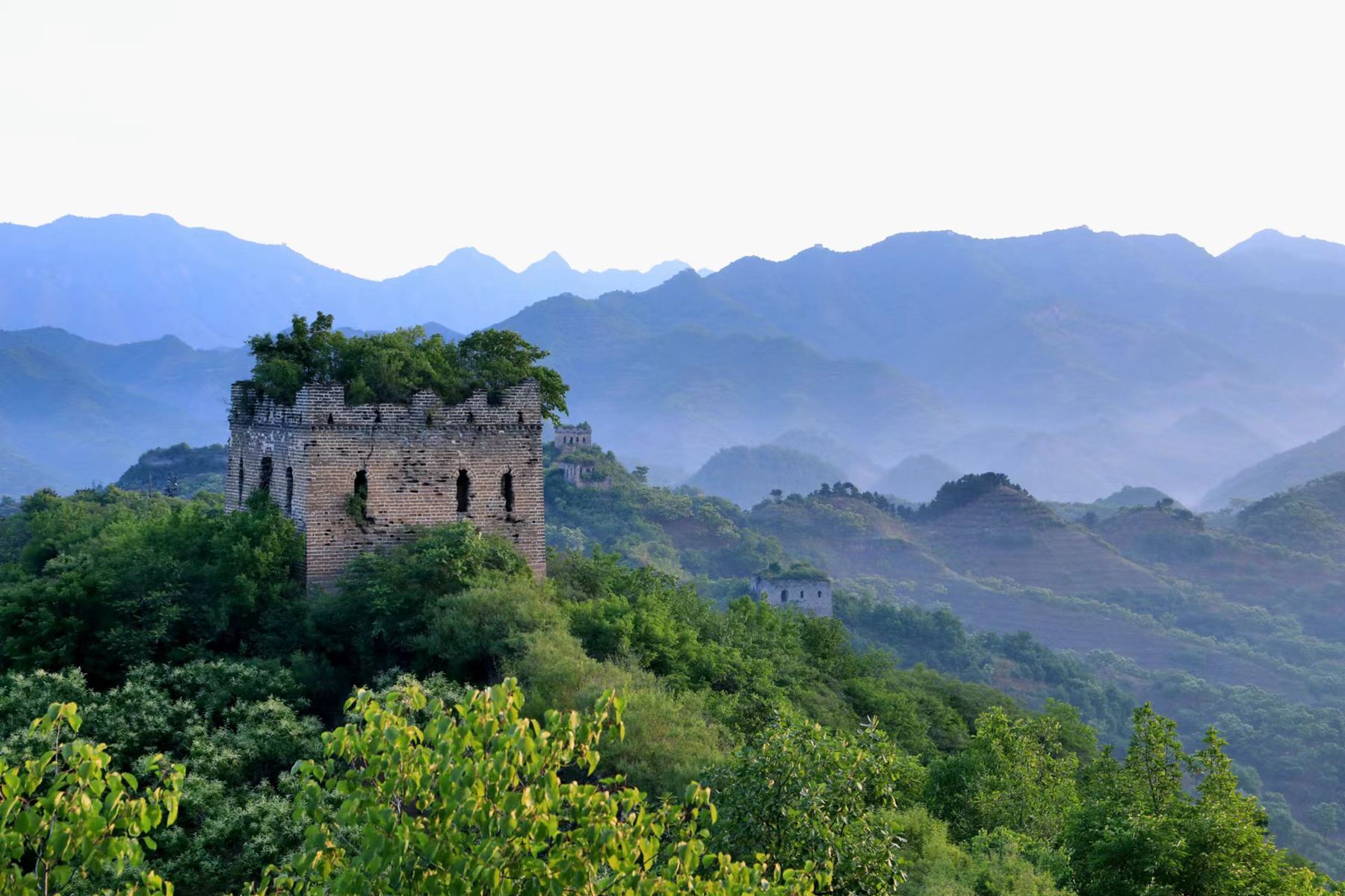 组图丨迁西:长城晨曦