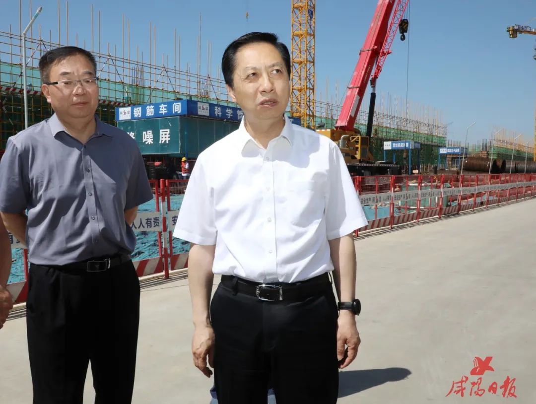 6月15日,市委书记夏晓中到秦都区,兴平市,咸阳高新区检查重点项目建设