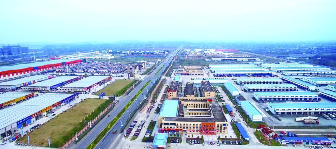 国家级示范物流园区-南充现代物流园(周汉兵摄)