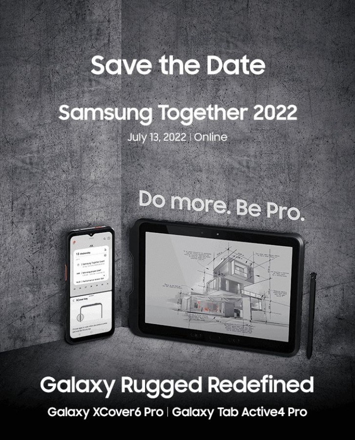三星Galaxy三防手机、平板官宣7月13日发布，搭载骁龙778G