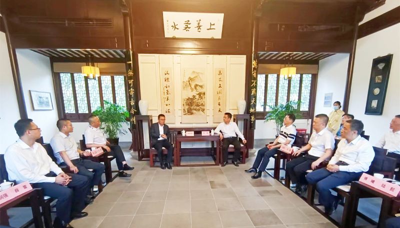 童来明会见苏州高新区党工委书记毛伟