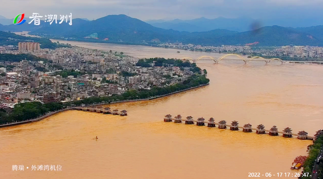 逼近警戒水位今天下午记者从水文部门了解到,由于韩江上游的梅江降雨