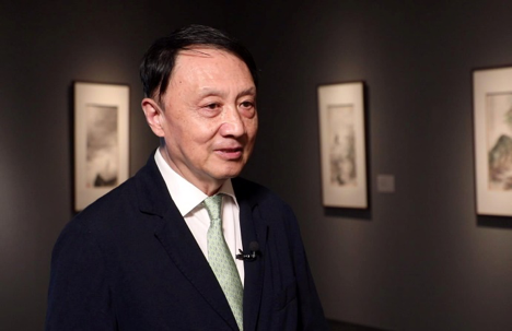 图:中国著名艺术家王明明.
