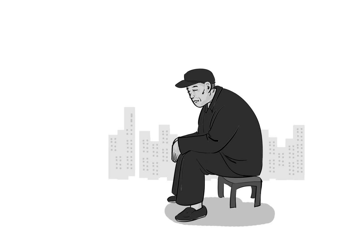 困在小城的父亲