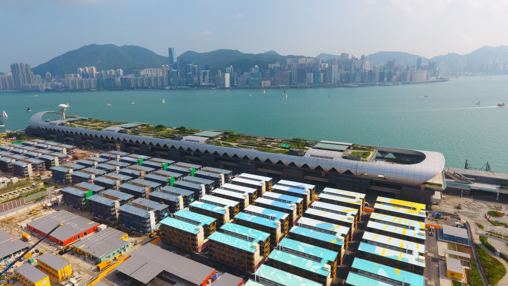 香港启德邮轮码头(5月20日摄,无人机照片).新华社记者 吕小炜 摄