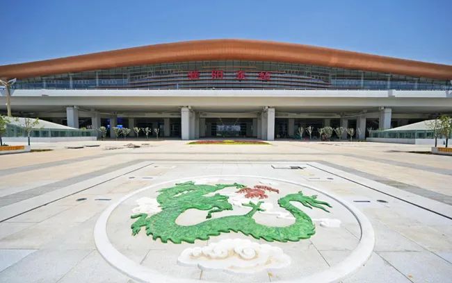 濮阳东站站房.图片来源:国铁集团郑州局&nbsp;王玮摄