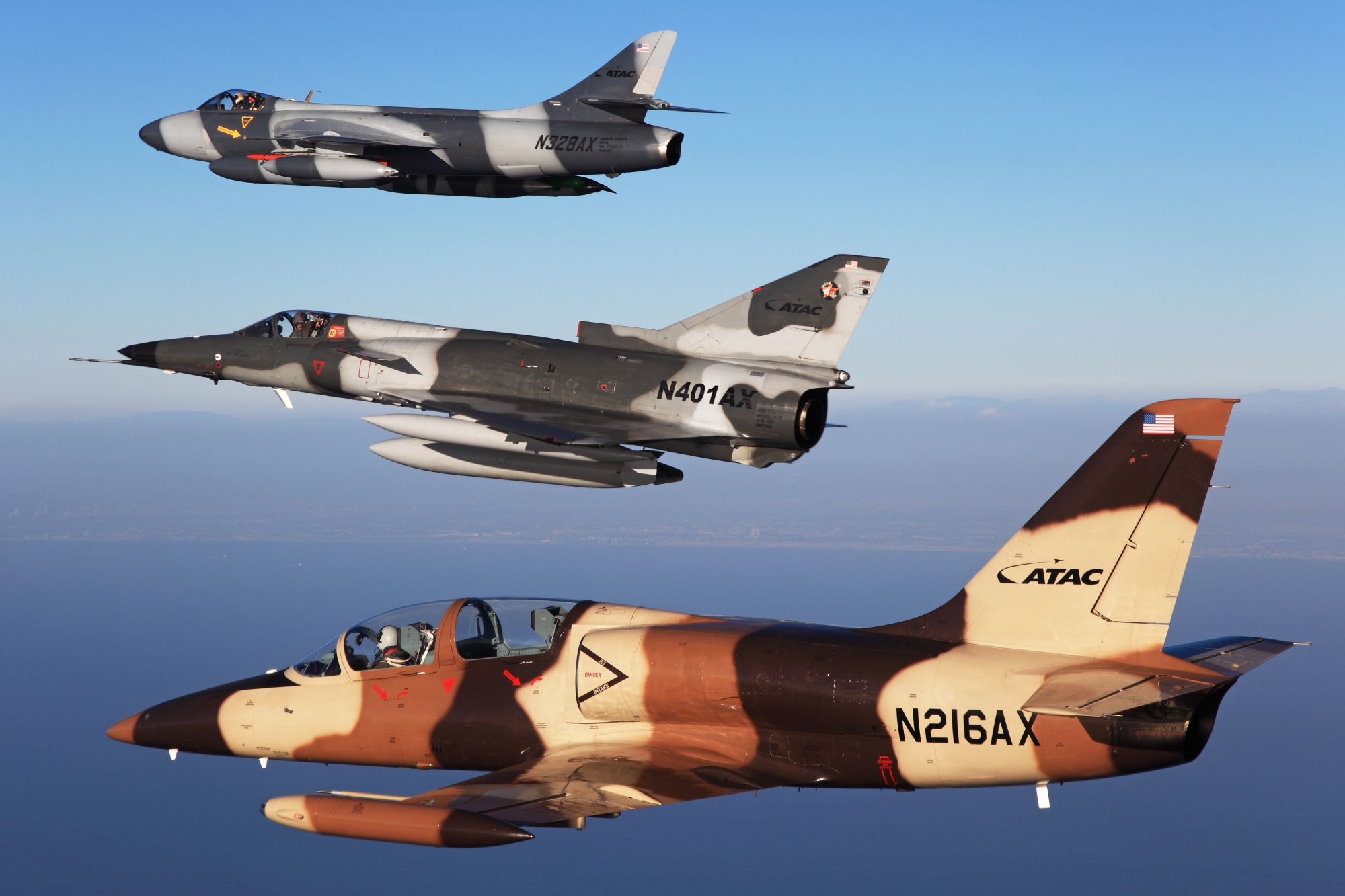ATAC公司拥有的各种战机 图源：社交媒体