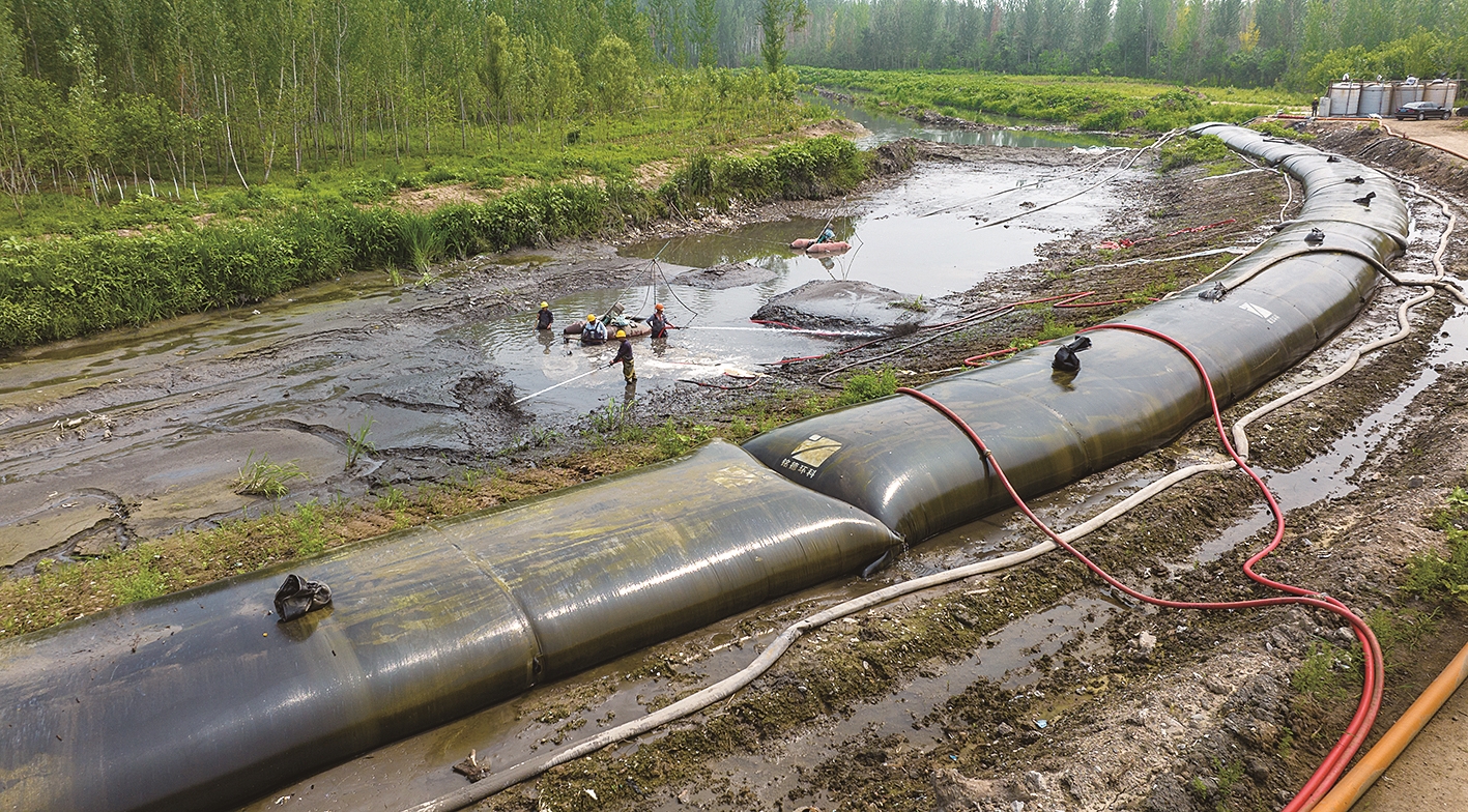 迁安市河道清淤工程战犹酣