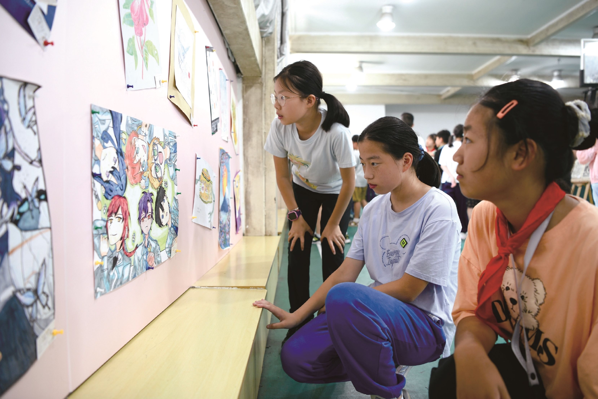 毕业画展留住小学美好时光