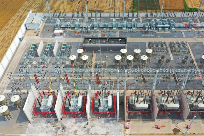 山东省内首个直流换流站内500千伏主变扩建工程建成投运