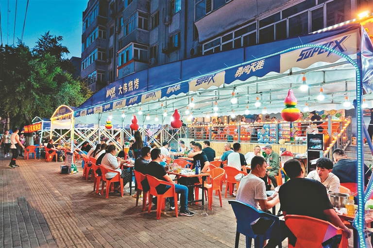 哈尔滨夜灯亮了|大排档_新浪财经_新浪网