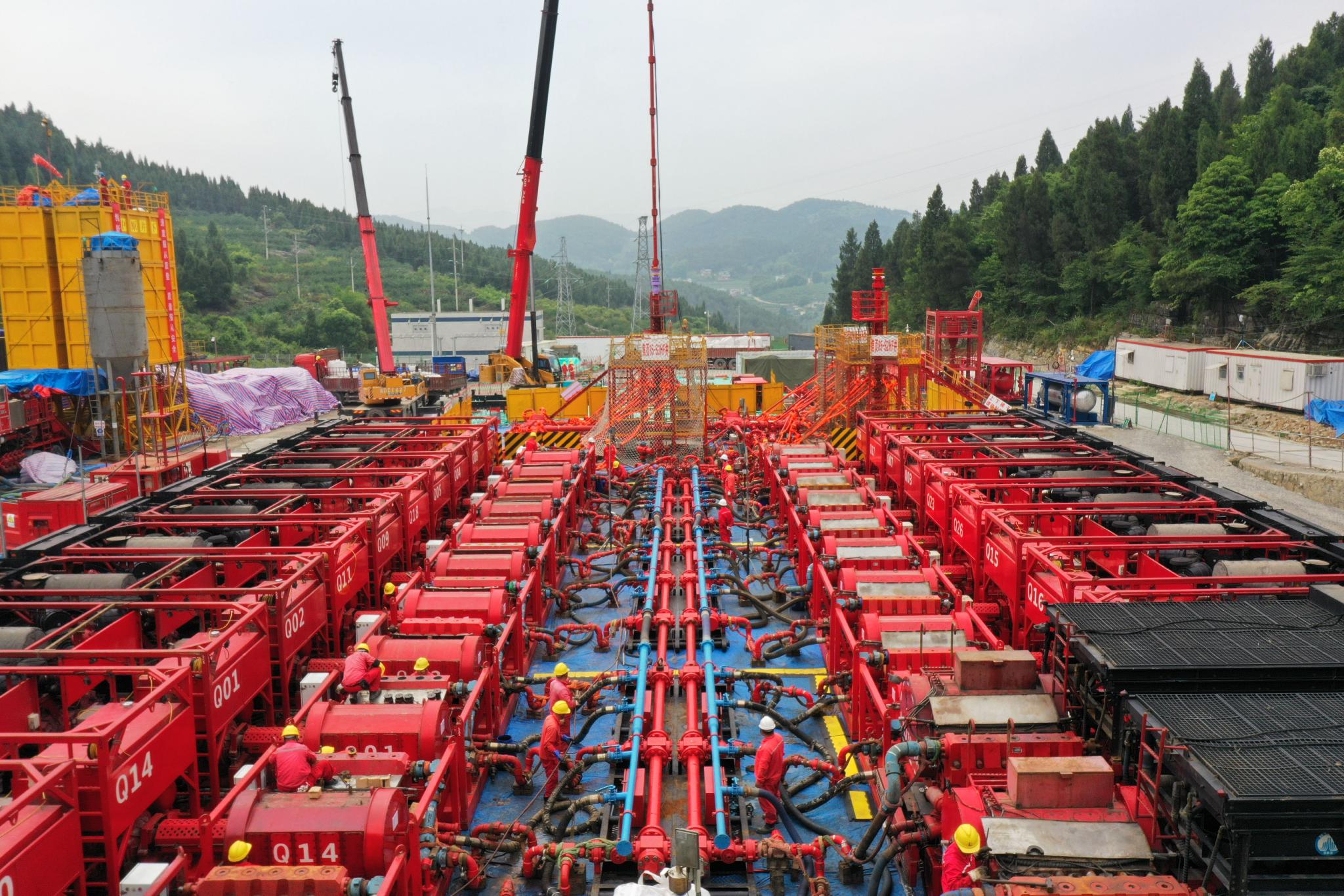 涪陵页岩气田创造4项压裂施工纪录