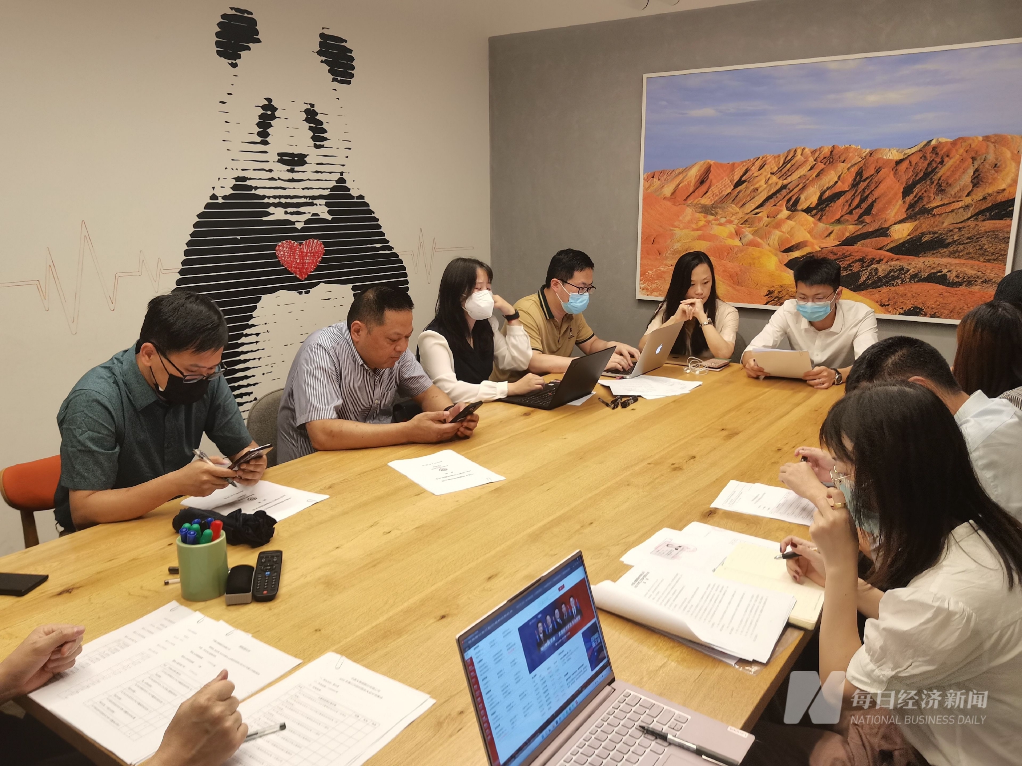 *ST中昌股东大会现场 图片来源：每经记者 程雅 摄