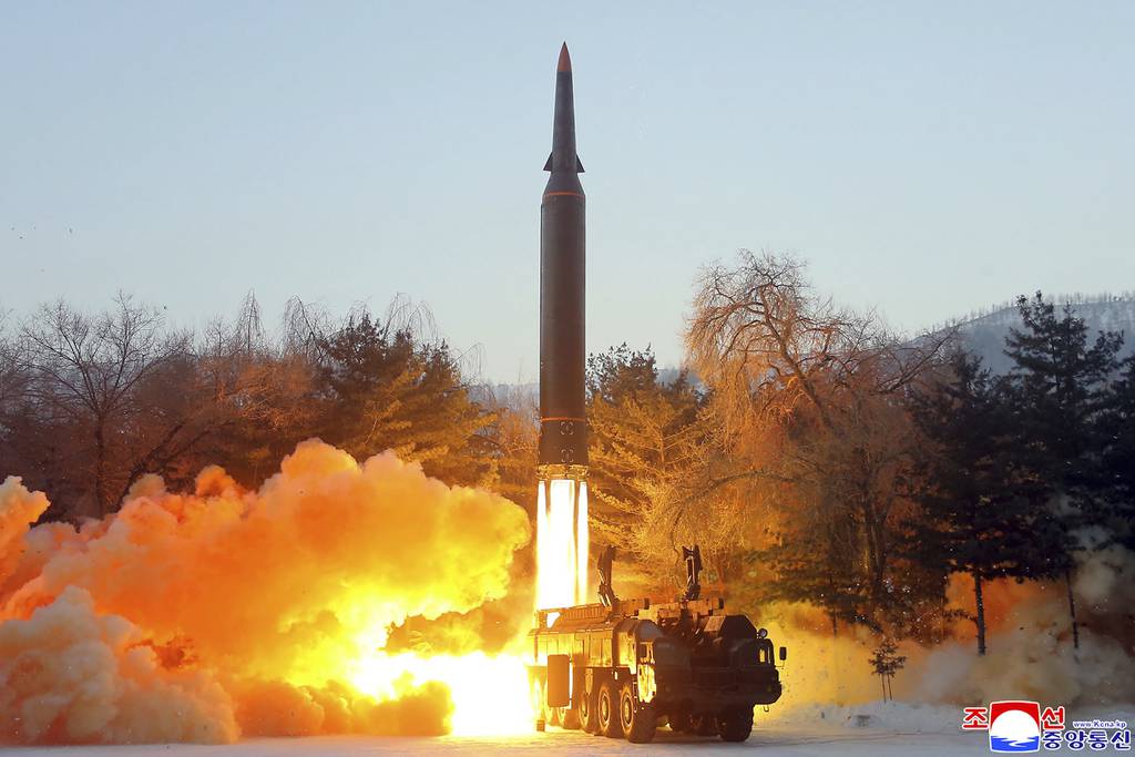 美军希望至少能拦截朝鲜的高超音速武器 图源：朝中社