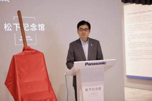 　　松下控股株式会社集团代表董事 全球副总裁本间哲朗先生发表致辞