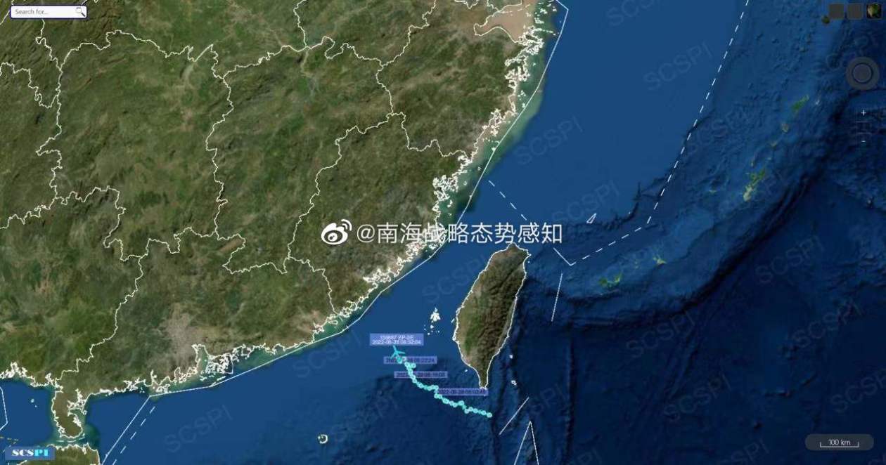 今晨美侦察机在台湾海峡南口和黄海 东海抵近侦察
