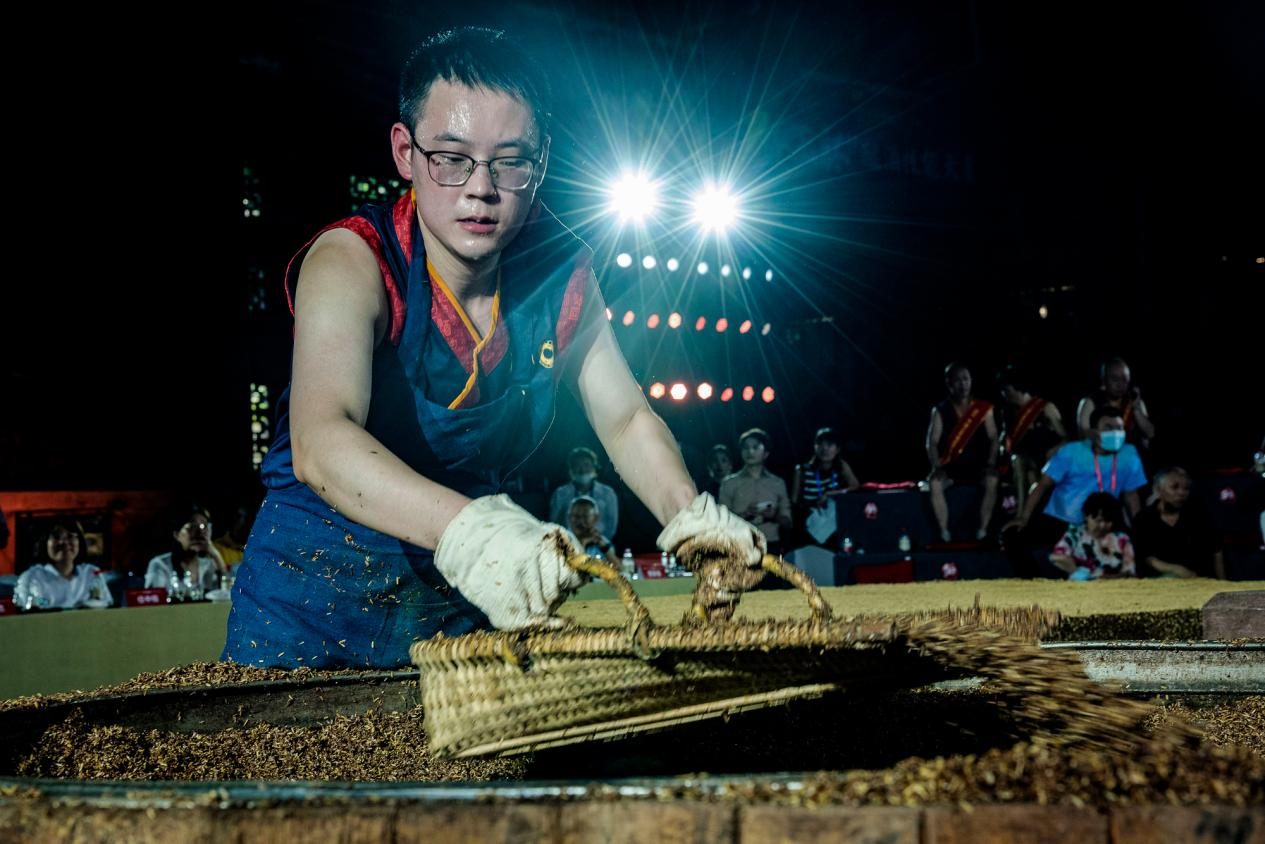 何晨昕在比赛现场