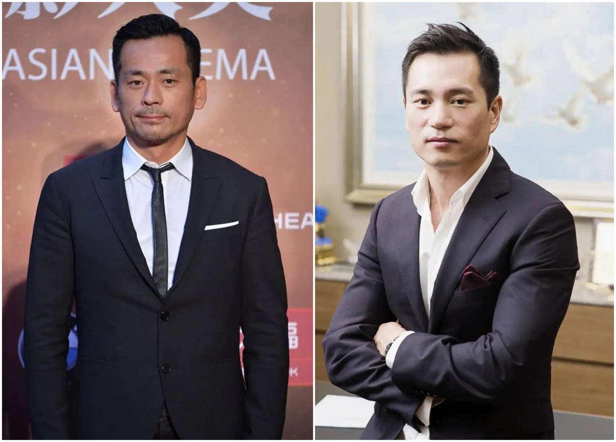 周焯华（左）和陈荣炼