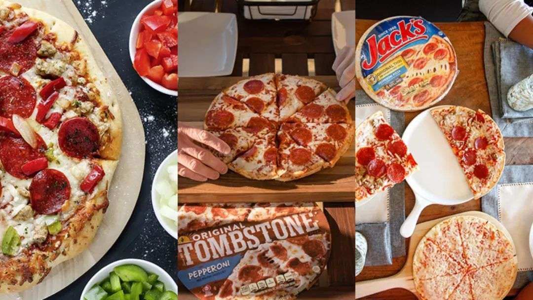 图片来源：雀巢官网 Digiorno（左）, Tombstone（中）, Jack’s（右）